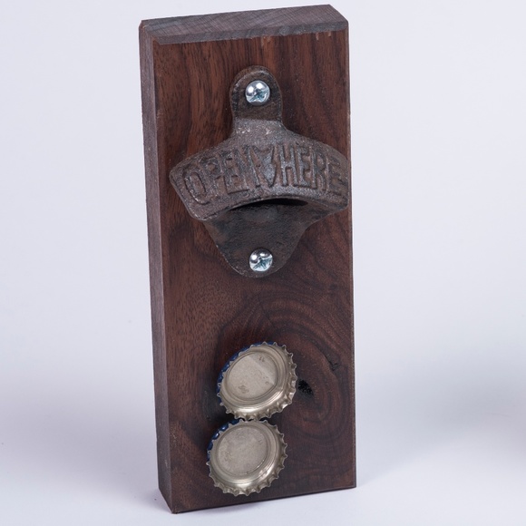Handmade Item Other - Wall Mounted Magnetic Bottle Opener
